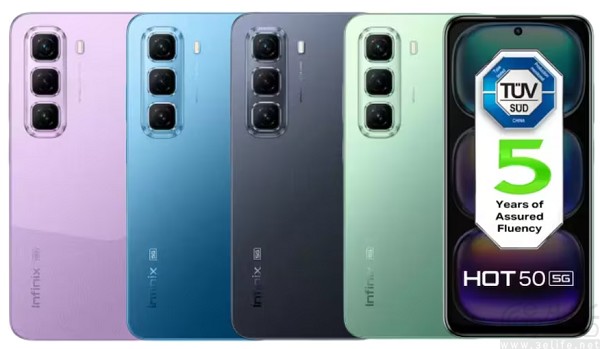 传音Infinix Hot 50 Pro+启动预热，号称“全球最薄”